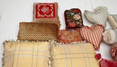 Lot 359 - Group of Custom Throw Pillows