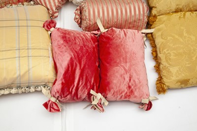 Lot 359 - Group of Custom Throw Pillows