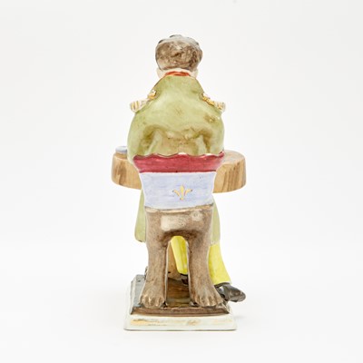 Lot 50 - Russian Porcelain Figure of Gentleman at a Writing Desk