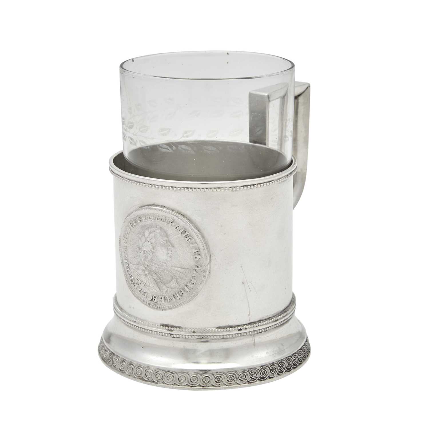 Lot 33 - Russian Silver Tea Glass Holder