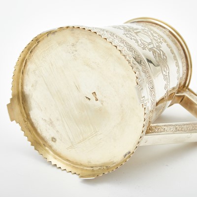 Lot 31 - Russian Silver-Gilt Tankard