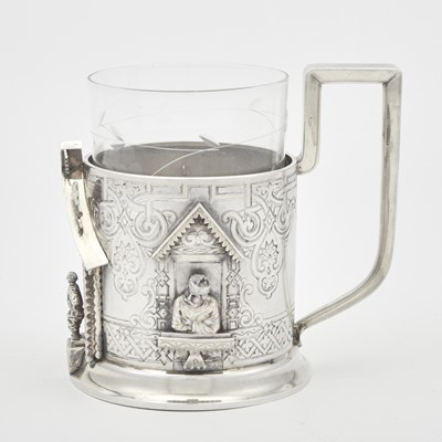 Lot 23 - Russian Silver Trompe l’oeil Tea Glass Holder