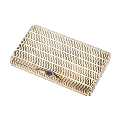 Lot 73 - Russian Two-Color Gold Cigarette Case