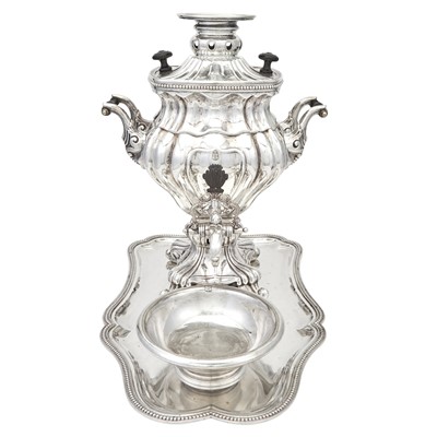 Lot 35 - Silver Plated Samovar