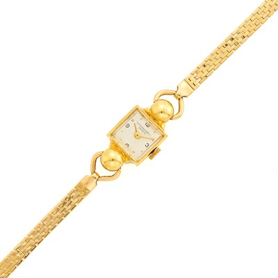 Lot 1232 - Patek Philippe Lady's Gold Wristwatch, Ref. 2039-2