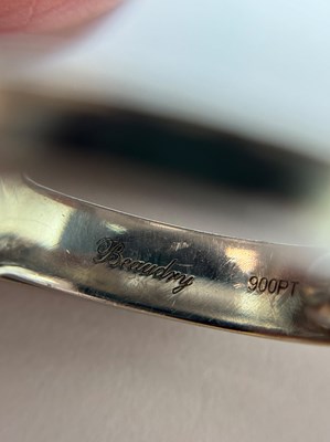 Lot 282 - Michael Beaudry Platinum and Diamond Ring