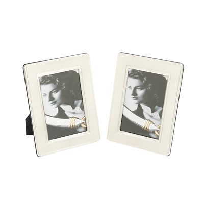 Lot 86 - Pair of Christofle Sterling Silver Picture Frames