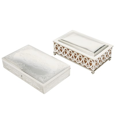 Lot 197 - Two American Sterling Silver Boxes