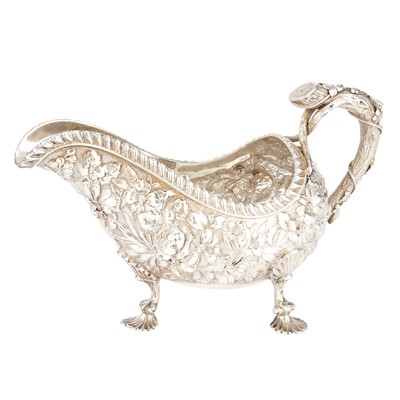 Lot 188 - William Wilson & Son Sterling Silver Sauceboat