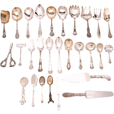 Lot 130 - Group of American Sterling Silver Serving Pieces