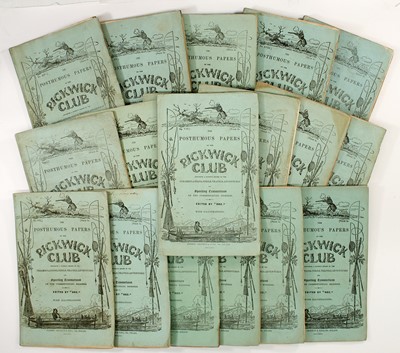 Lot 222 - A largely first issue Pickwick in parts