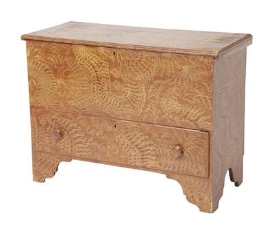 Lot 239 - Putty-Painted Chest Over Drawer
