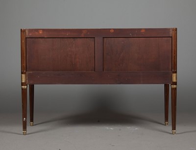 Lot 386 - Louis XVI Style Marble Inset Mahogany Sideboard