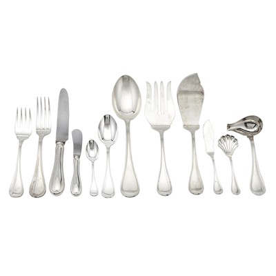 Lot 214 - Fortunoff / Buccellati Sterling Silver "Rimini" Pattern Flatware Service