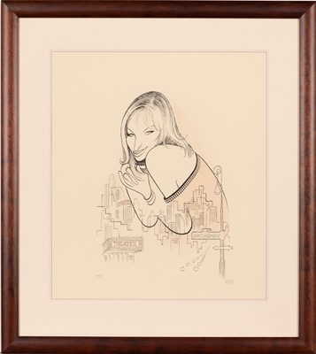 Lot 5214 - Barbra Streisand by Al Hirschfeld