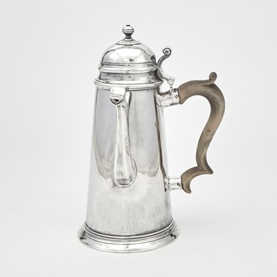 Lot 155 - Queen Anne Sterling Silver Coffee Pot
