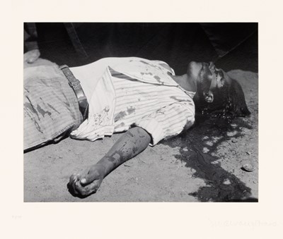 Lot 3040 - Manuel Alvarez Bravo Striking Worker Murdered