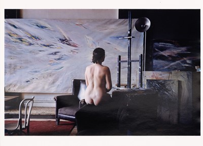 Lot 3043 - Harry Callahan. Eleanor in Hugo Weber's studio