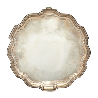 Lot 144 - George VI Sterling Silver Tray