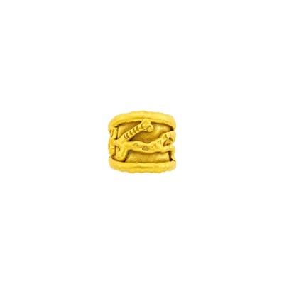 Lot 1166 - Jean Mahie High Karat Gold 'Charming Monster' Ring
