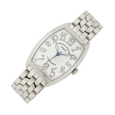 Lot 42 - Franck Muller Stainless Steel 'Casablanca' Wristwatch, Ref. 2582