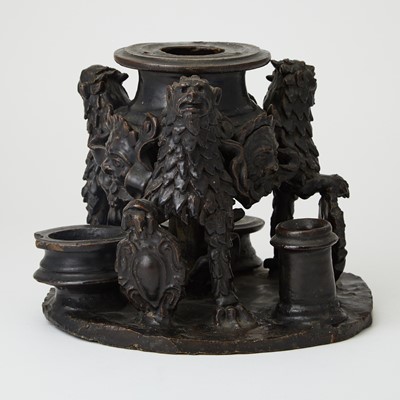 Lot 268 - Terracotta Model for a Bronze Inkstand