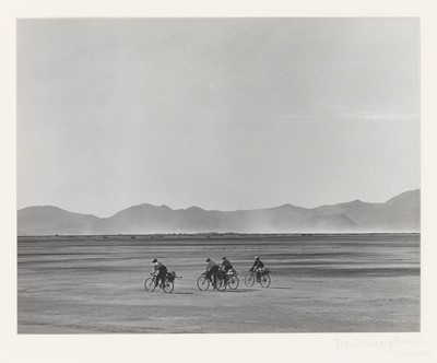 Lot 3037 - Manuel Alvarez Bravo. Bicicletas en domingo [Bicycles on Sunday]