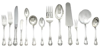 Lot 120 - Towle Sterling Silver "Old Master" Pattern Flatware Service