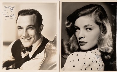 Lot 5124 - A large collection of signed Hollywood photos and unsigned ephemera