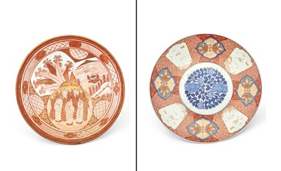 Lot 209 - Two Japanese Porcelain Chargers