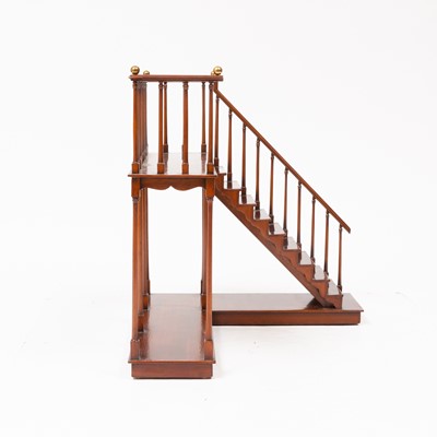 Lot 374 - Mahogany Model of a Staircase