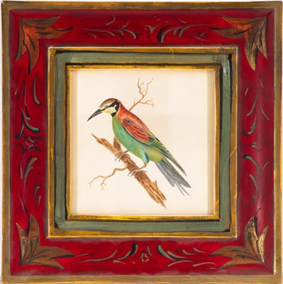 Lot 51 - Group of Seven Botanical and Bird Paintings