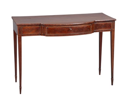 Lot 828 - George III Inlaid Mahogany Side Table