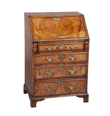 Lot 818 - George II Style Walnut Bureau