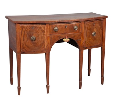 Lot 833 - George III Inlaid Mahogany Sideboard