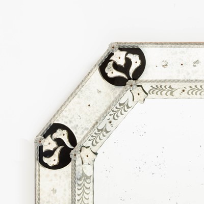 Lot 132 - Venetian Style Border Glass Mirror