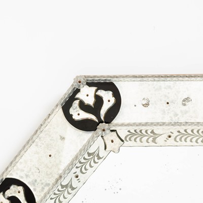 Lot 132 - Venetian Style Border Glass Mirror