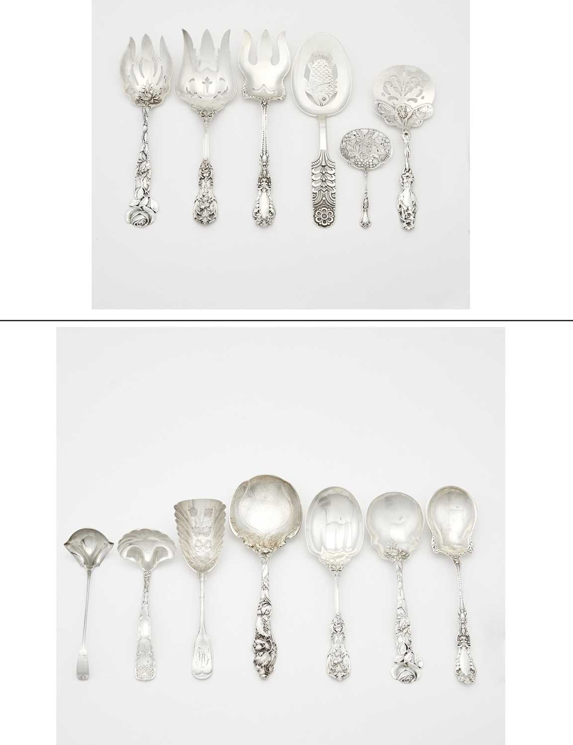 Lot 196 - Group of Sterling Silver Flatware and Serving Utensils