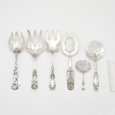 Lot 196 - Group of Sterling Silver Flatware and Serving Utensils
