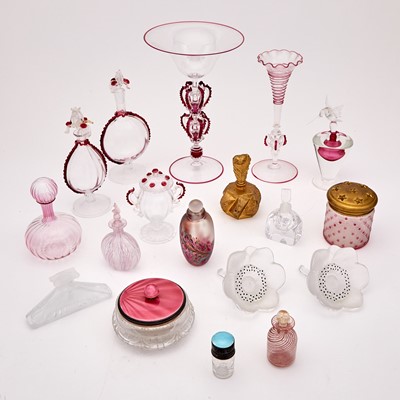 Lot 131 - Group of Glass Table Articles