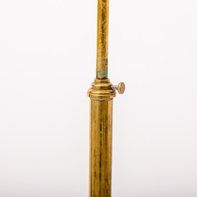 Lot 363 - Group of Three Brass Floor Lamps