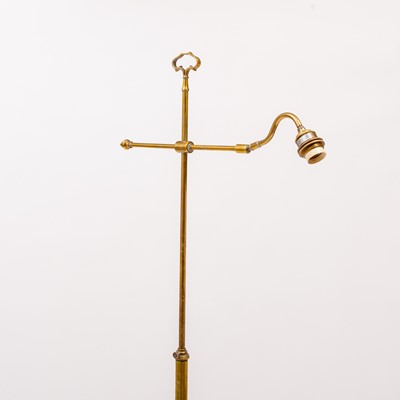 Lot 363 - Group of Three Brass Floor Lamps