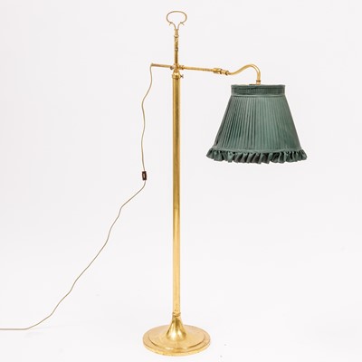 Lot 363 - Group of Three Brass Floor Lamps