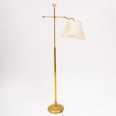 Lot 363 - Group of Three Brass Floor Lamps