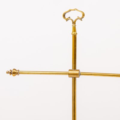 Lot 363 - Group of Three Brass Floor Lamps