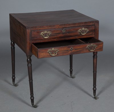 Lot 305 - Regency Inlaid Mahogany Dressing Table