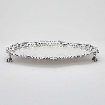 Lot 182 - Victorian Sterling Silver Salver