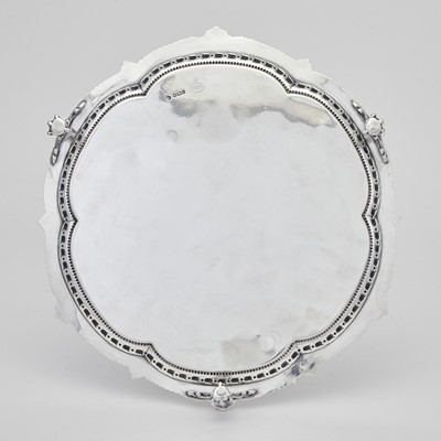 Lot 182 - Victorian Sterling Silver Salver