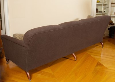 Lot 148 - Victorian Style Upholstered Four-Cushion Sofa