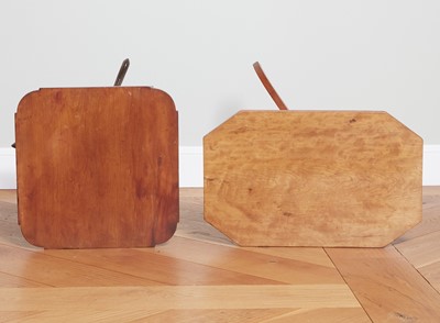 Lot 155 - Two Federal Wood Tripod Stands